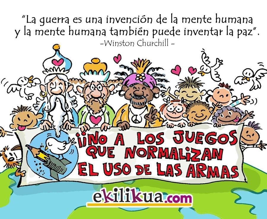 ¿Juguetes bélicos?… ¡Dejadnos (jugar) en paz!