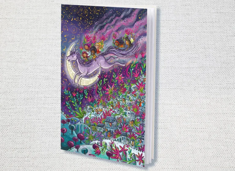 Cuaderno flores de fuego 2