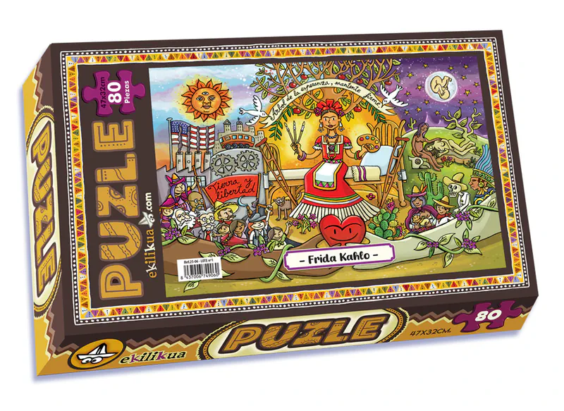 Puzzle Frida kalho 80 piezas
