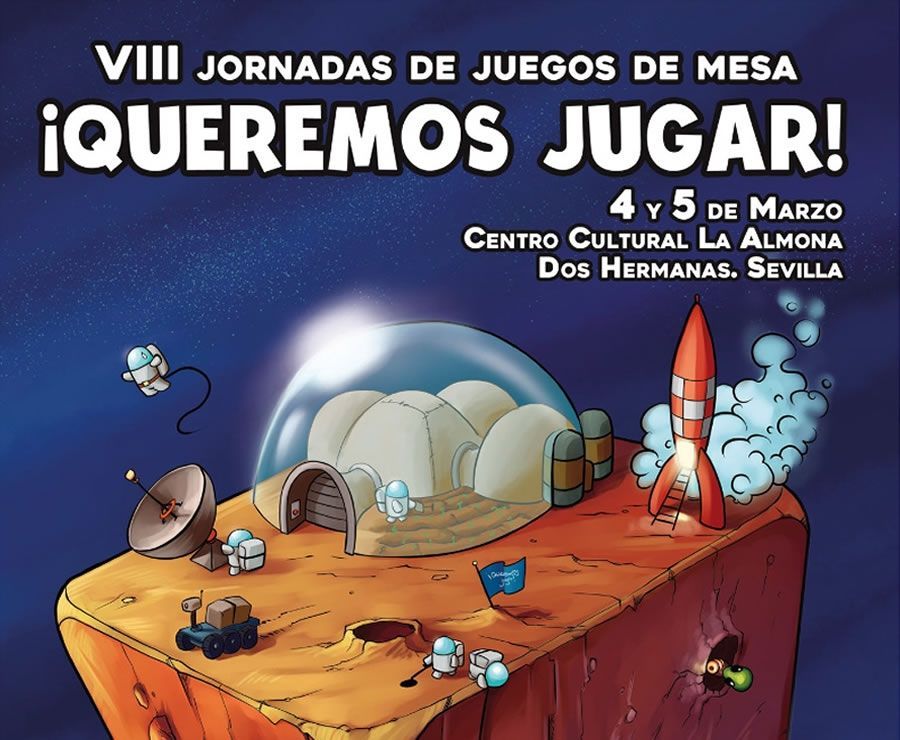 VIII Jornadas de juegos de mesa ¡Queremos Jugar!