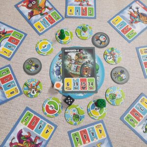 Juego cooperativo de mesa infantil y familiar La superclase