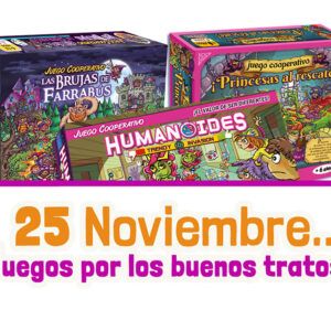 25 de Noviembre: Juegos cooperativos de mesa infantiles para prevención de la violencia machista hacia las mujeres