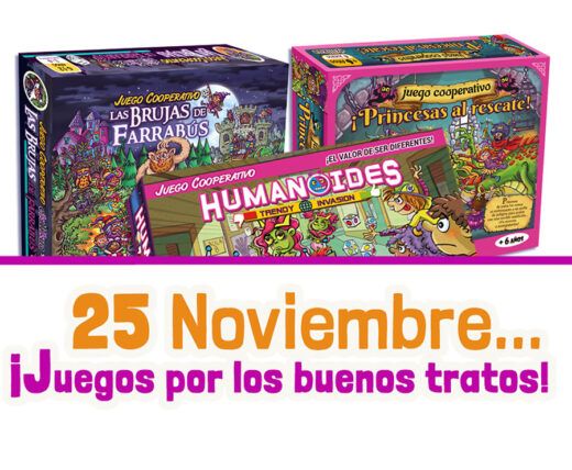 25 de Noviembre: Juegos cooperativos de mesa infantiles para prevención de la violencia machista hacia las mujeres