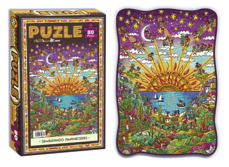 puzzle 80 piezas sembrando amaneceres