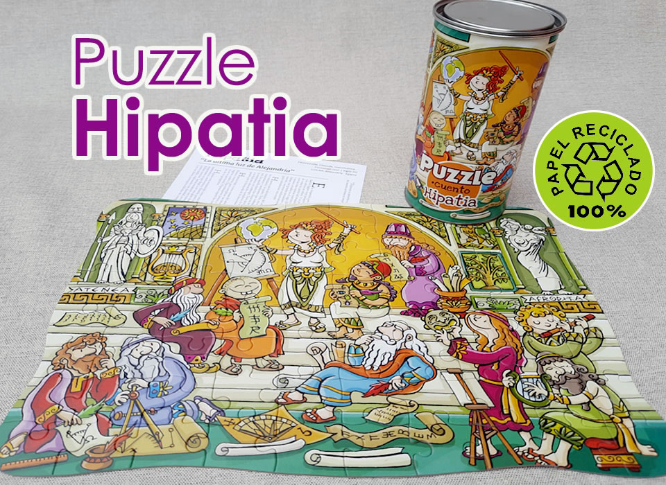 Puzzle de 80 piezas mujeres de la historia, Hipatia